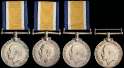 British War Medals (4), all to various regiments of the Nepalese Contingent (442 Rfmn. Damber Bahadur Thapa, Sabuz.) (41 Subdr. Dharma Jit Sunuwar S.S...