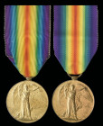 Victory Medals to Officers (2), 1914-1919, to (Lieut. W. F. Hook.) and (Lieut. R. T. E. Salisbury-Jones.), good very fine  (2)     Lieutenant W. Field...