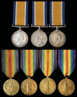 Miscellaneous British War Medals and Victory Medals Etc. (9), 1914-1919, comprising: British War Medals (3) to (T. Harris. B. R. C. & St. J. J.) and (...