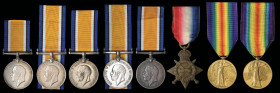Miscellaneous Great War Medals (8) to the 42nd and 73rd Battalions (Royal Highlanders of Canada), C.E.F., comprising: 1914-15 Star (418753 Pte. L. Mor...