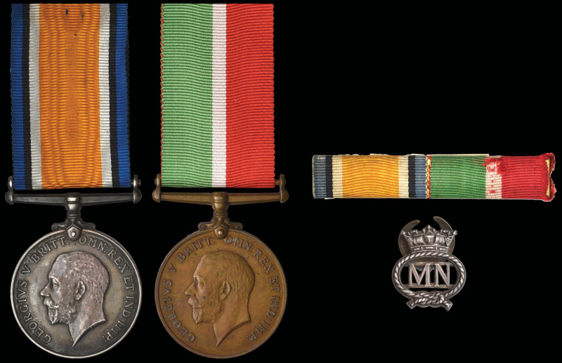 An Interesting Great War ‘Escape’ Pair awarded to Hubert John Wilde, Mercantile ...