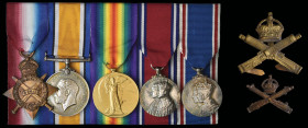 A Great War Group of 5 awarded to Second Lieutenant Harold Isherwood Kay, Machine Gun Corps, late 16th (Service) (1st City Pals) Battalion, Manchester...