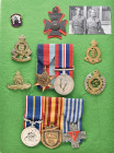 A WW2 'Defence of Calais P.O.W.’ Pair with 3 related medals awarded Sapper John W. Hill, Royal Engineers, late 1st Battalion, Queen Victoria’s Rifles,...