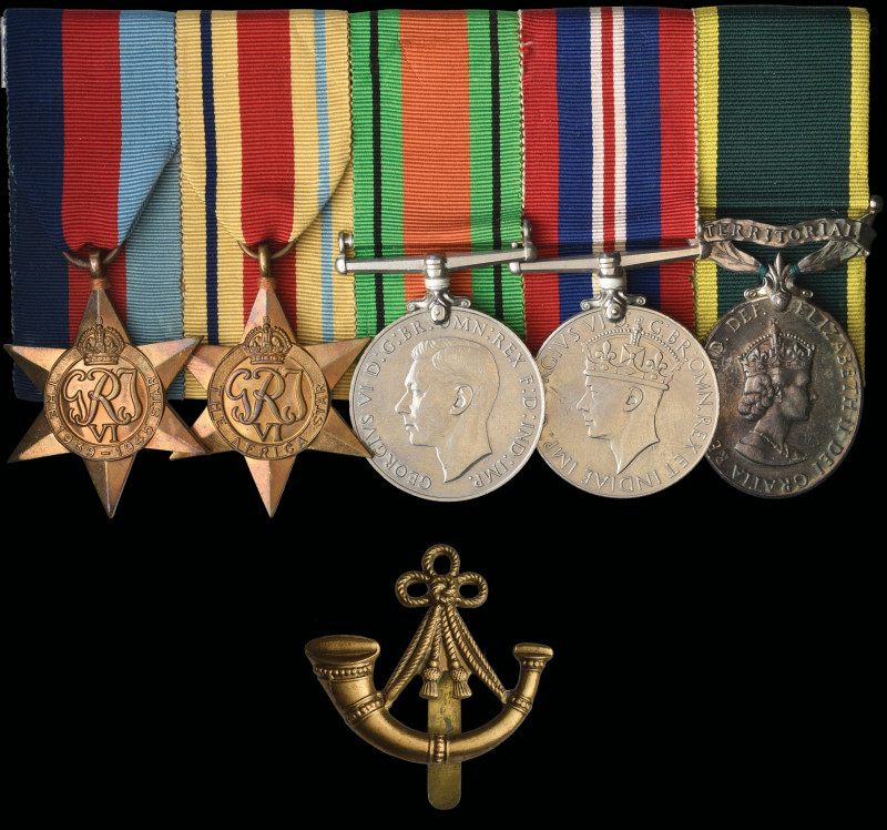 A WW2 Crete 'P.O.W.' Group of 5 awarded to Corporal Lancelot Taylor, ‘B’ Squadro...