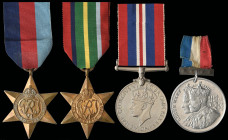 A WW2 ‘Fall of Hong Kong P.O.W.’ Group of 3 awarded to Corporal John ‘Jack’ Tibbs, 22 Fortress Company, Royal Engineers, wounded in action and interne...