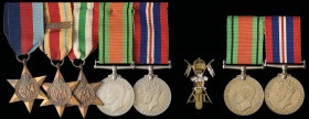 A WW2 P.O.W. ‘Escaper’ Group of 5 awarded to Private John Langan, 12th Lancers (Royal Armoured Corps), who was taken prisoner at ‘Knightsbridge’ in No...