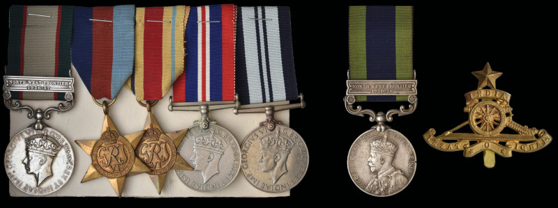 An I.G.S. ‘North-West Frontier 1936-36’ and WW2 ‘P.O.W.’ Group of 5 awarded to B...