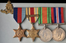 A Well-Documented WW2 P.O.W. Group of 4 awarded to Sergeant Frank Noon, of the ‘Glorious’ 155 Battery, 172nd Field Regiment, Royal Artillery, who was ...