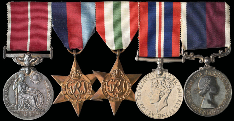 A Fascinating WW2 ‘Escape and Evasion’ B.E.M. and L.S.G.C. Group of 5 awarded to...