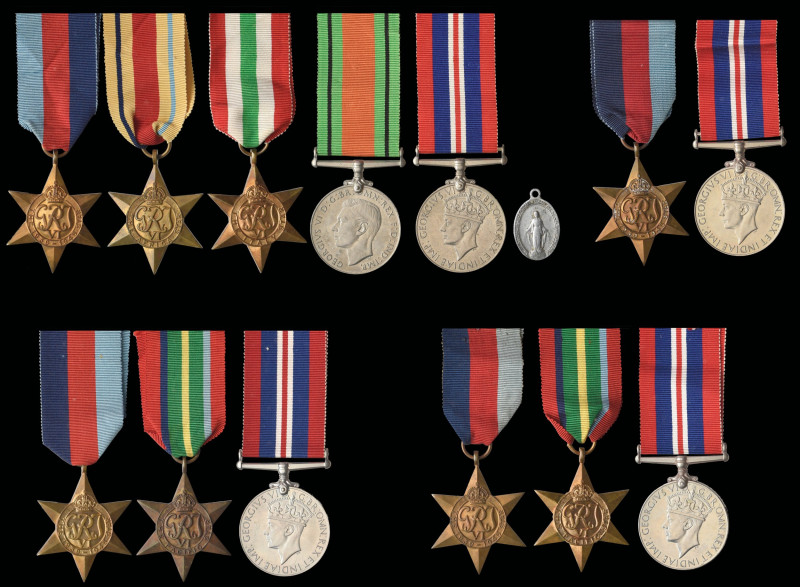 WW2 Prisoner of War Groups (4) with O.H.M.S. Boxes & Other Original Documents, c...