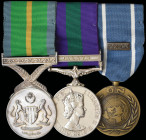 A Scarce Malaysia Active Service Medal, G.S.M. ‘Malaya’ and U.N. Congo ‘Special Force’ Medal Group of 3 awarded to Private Subran Bin Haji Abdul Hamid...