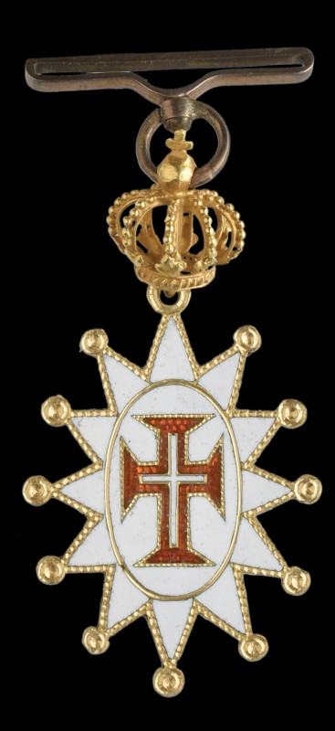 Dress Miniature, Portugal, Order of Christ, oval badge, early to mid-19th centur...