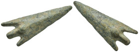 Weight 12.53 gr- Diameter 45 mm Ancient Bronze Arrowhead