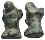 Weight 22.33 gr - Diameter 27 mm Ancient Bronze Figure