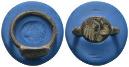 Weight 5.99 gr - Diameter 24 mm Ancient Bronze Ring