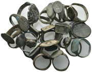 Weight 103.15 gr - 24 pieces Ancient Bronze Ring