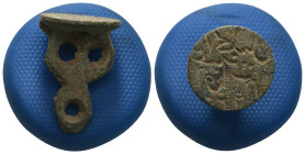 Weight 6.01 gr - Diameter 22 mm Ancient Bronze Seal