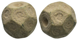 Weight 14.87 gr - daiameter 14 mm BYZANTINE BRONZE WEIGHT.(Circa 6th-9th century).Ae.