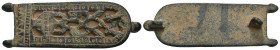 Weight 16.01 gr - Diameter 54 mm Ancient bronze belt buckle