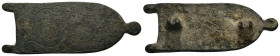 Weight 16.58 gr - Diameter 49 mm Ancient bronze belt buckle