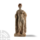 Hellenistic Painted Terracotta Figure of Aphrodite