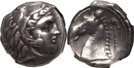 Ancient Carthage: Sicily, Siculo-Punic circa 300-289 BC AR Tetradrachm NGC Ch VF Strike: 4/5 Surface: 3/5 - beautiful old cabinet tone
