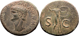 Roman Empire Claudius AD 50-54 Æ As About Good Very Fine