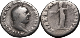 Roman Empire Vitellius AD 69 AR Denarius Fine