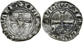 Winrych von Kniprode 1351-1382, Kwartnik, Av.: Tarcza krzyżacka, Rv.: Krzyż prosty, Toruń.