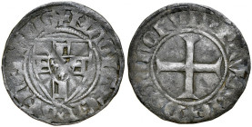 Winrych von Kniprode 1351-1382, Kwartnik, Av.: Tarcza krzyżacka, Rv.: Krzyż prosty, Toruń.