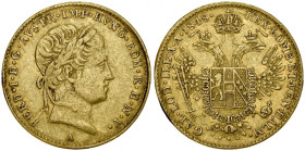 Austria, Ferdinand I 1835-1948, Dukat 1848 A, Wiedeń.