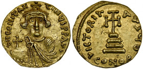 Bizancjum, Konstans II 641-668, Solid, Konstantynopol.