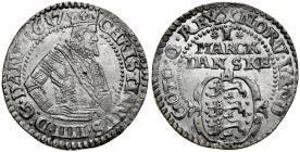 Denmark, Christian IV 1588-1648, Mark 1617, Kobenhavn.