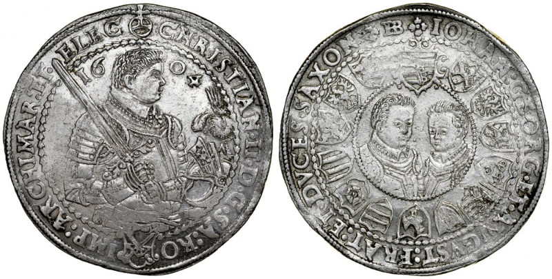 Germany, Sachsen, Christinan, Johan I Georg, August 1591-1611. Taler 1604, Dresd...