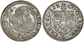 Śląsk, Księstwo Ziębicko-Oleśnickie, Karol II 1587-1617, 3 krajcary 1612, Oleśnica.