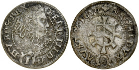 Śląsk, Ferdynand III 1637-1657, Krajcar 1630 HR, Kłodzko.