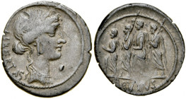 Rzym, Roman Republic, Denar 54 r. p.n.e., M. Junius Brutus.