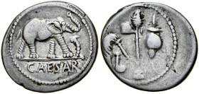 Rzym, Roman Republic, Denar 49-48 r. p.n.e., Julius Caesar.