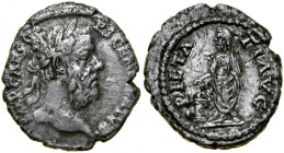 Rzym, Pescenius Niger 193-194, Denar, PIETATI. Antiochia. RR.