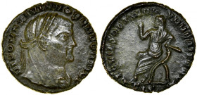 Rzym, Maximianus Herkuliusz 286-310, 1/2 follisa, pośmiertna emisja z 317-318, Siscia.