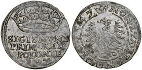 Zygmunt I Stary 1506-1548, Grosz 1547 S-T, Kraków.