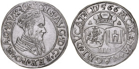 Zygmunt II August 1545-1572, Czworak 1566, Wilno. L/LI