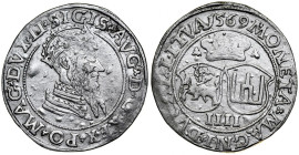 Zygmunt II August 1545-1572, Czworak 1569, Wilno. LI/LITVA