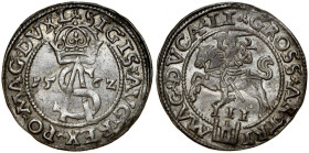 Zygmunt II August 1545-1572, Trojak 1562, Wilno.