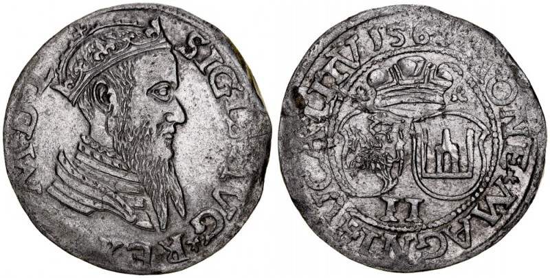 Zygmunt II August 1545-1572, Dwugrosz 1565, Wilno. RR. Kop. 3399,&nbsp; Gum. 617...