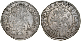 Zygmunt II August 1545-1572, Grosz na stopę polską 1568, Wilno. L/LIT., rzadki wariant awersu.