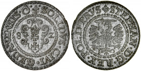 Stefan Batory 1576-1586, Szeląg 1582, Gdańsk.