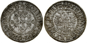 Stefan Batory 1576-1586, Szeląg 1584, Gdańsk.