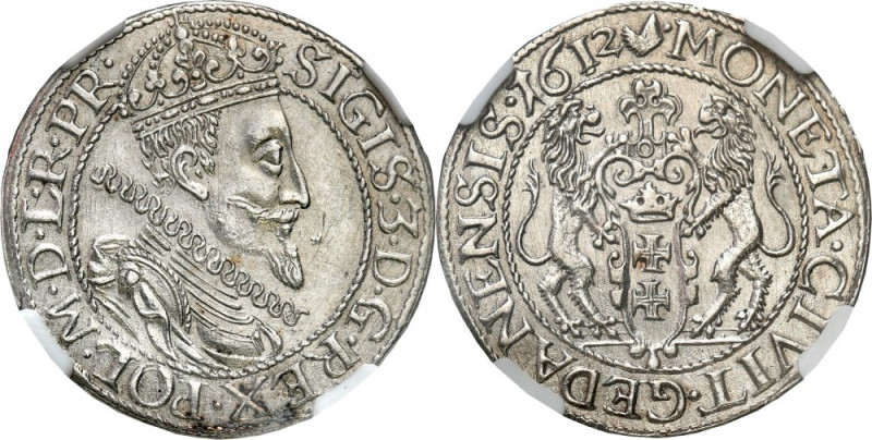 Zygmunt III 1587-1632, Ort 1612, Gdańsk. Kop. 7486, Gum. 1382, Shatalin G12-I-19...