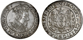 Zygmunt III 1587-1632, Ort 1618, Gdańsk.